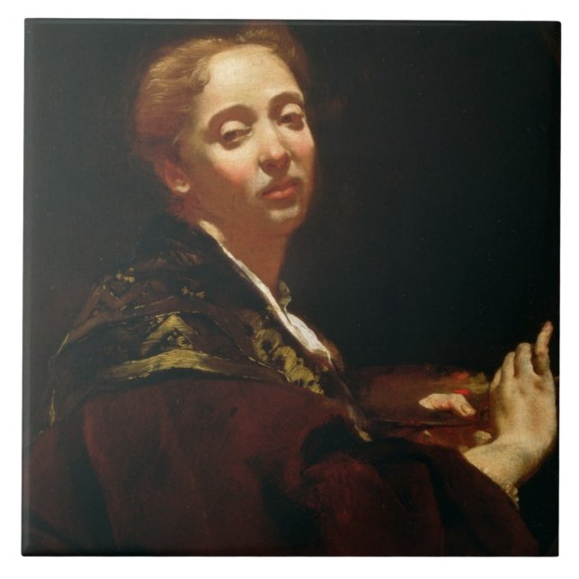 Carreau Portrait du lama de Giulia (fl.1728) (Devant)