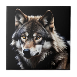 Carreau Portrait du loup