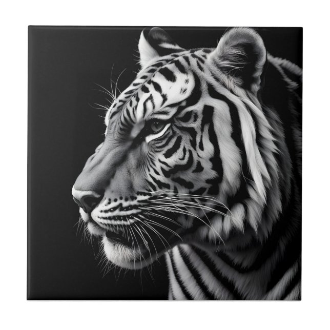 Carreau Portrait du tigre (Devant)