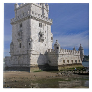 Carreau Portugal, Lisbonne. Tour de Belem, un site mondial