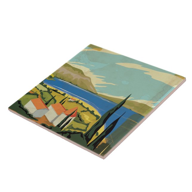 Carreau Poster italien vintage (Côté)