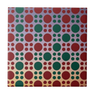 Carreau Pot Polka multicolore