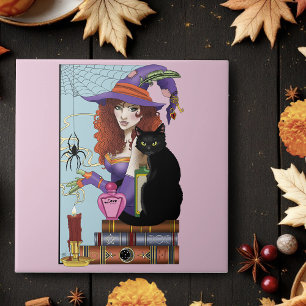 Carreau Potions de sorcières de livres de chats