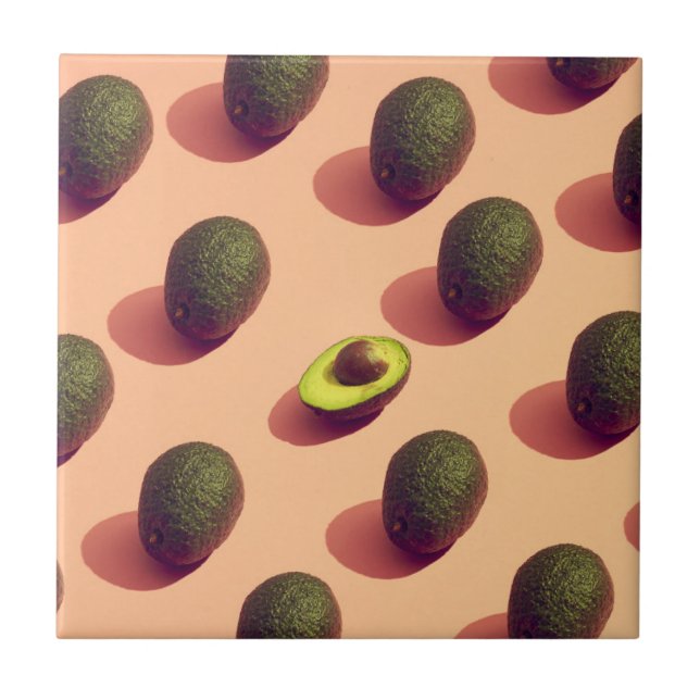 Carreau Potrait de fruits Avocado (Devant)