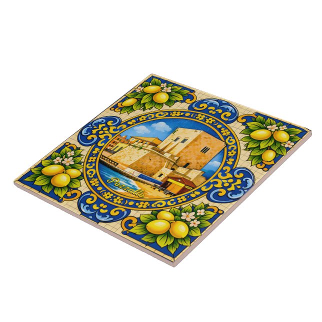 Carreau  Pozzallo Sicile Torre Cabrera   (Côté)