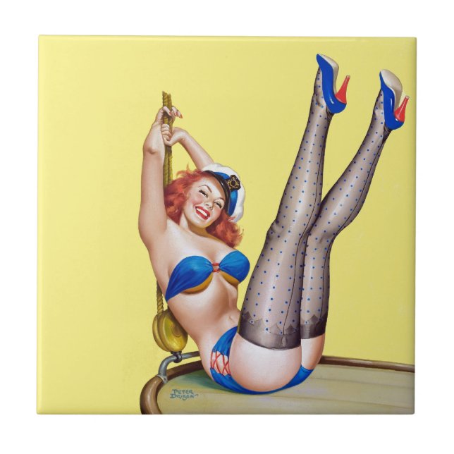 Carreau Premier compagnon par Peter Driben 1953 (Devant)