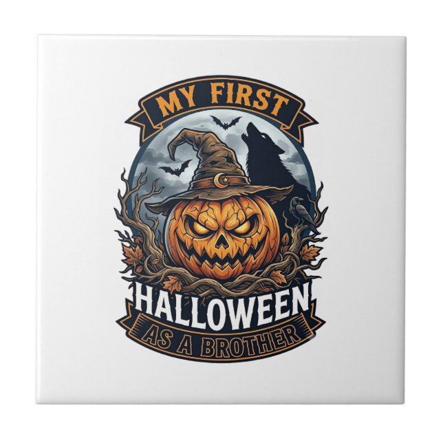 Carreau Premier Halloween en tant que frère Pumpkin Wolf M (Devant)