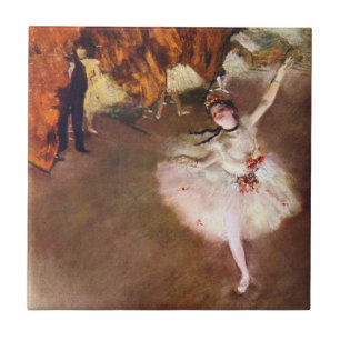 Carreau Première danseuse, Rosita Mauri par Edgar Degas