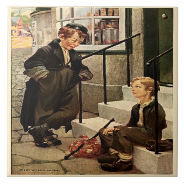 Carreau Première réunion d'Oliver Jessie Willcox Dickens (Devant)