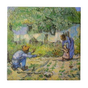 Carreau Premières étapes (après Millet) par Vincent van Go