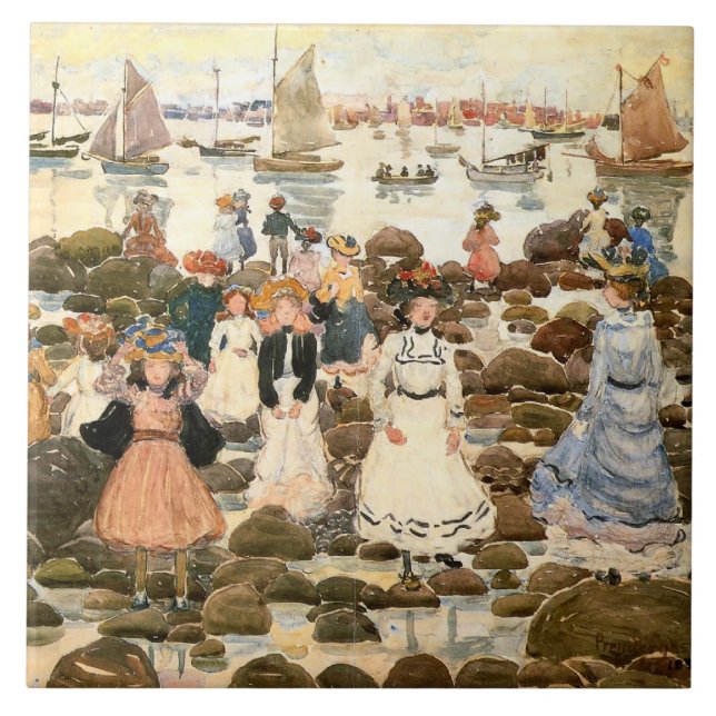 Carreau Prendergast - Low Tide, Beachmont, (Devant)