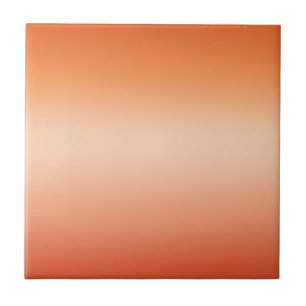 Carreau Pretty Ombre Hot Summer Orange & Apricot Gradient