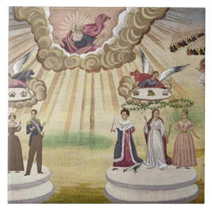 Carreau Prières aux dieux pour la libération de la Grèce,