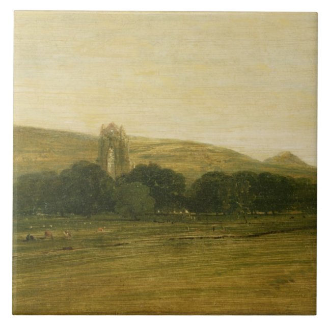 Carreau Prieuré de Guisborough, c.1801-02 (huile sur la (Devant)