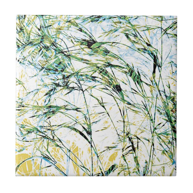 Carreau Printemps été nature fleur fleurie art design (Devant)