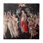 Carreau Printemps Primavera Sandro Botticelli Renaissance<br><div class="desc">Printemps (Primavera) par Sandro Botticelli, 1480</div>