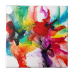 Carreau Prisme de bijoux - Aquarelle<br><div class="desc">Jeweltone Prism II par Jennifer Goldberger. Dispose d'un design abstrait avec des couleurs et des formes variées dans un style aquarelle. | 143801Z</div>
