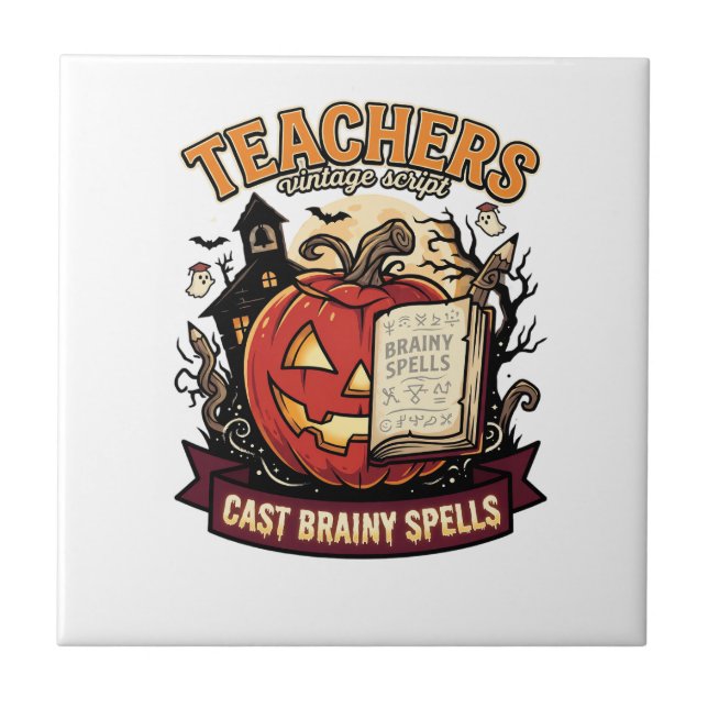 Carreau Prof Magic Cerveau Halloween (Devant)