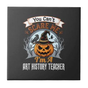 Carreau Professeur d'histoire de l'art Halloween Design de