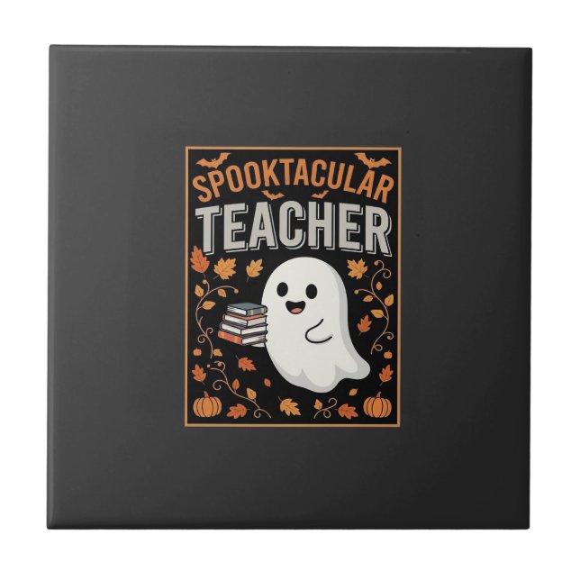 Carreau Professeur Fantastique de Halloween Design de Fant (Devant)