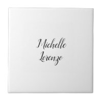 Professionnel Moderne Simple Plaque Votre Nom