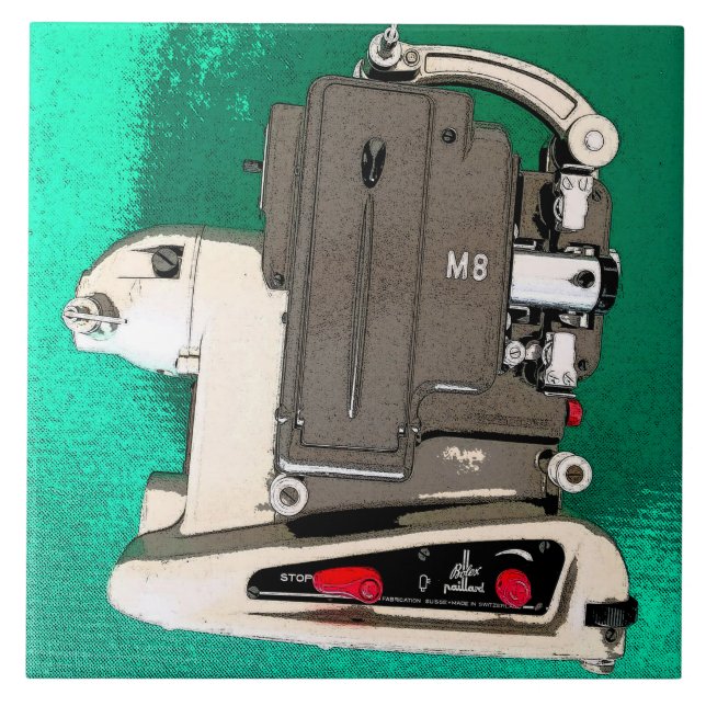 Carreau Projecteur vidéo vintage (Devant)