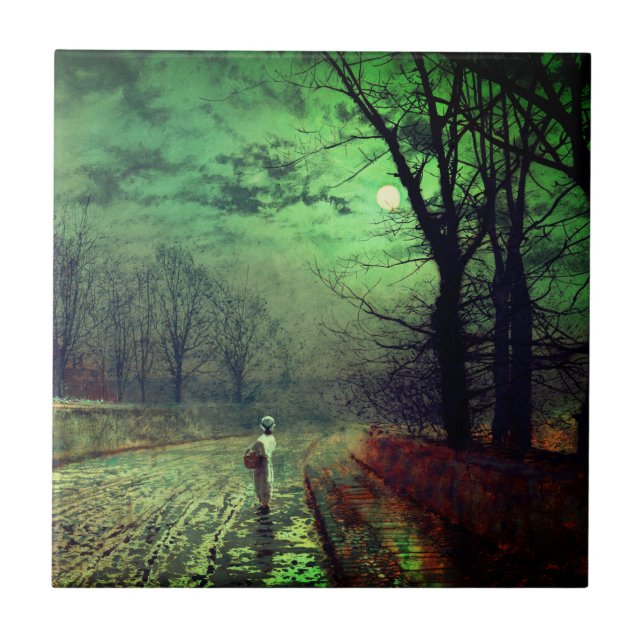 Carreau Promenade au clair de lune (Devant)