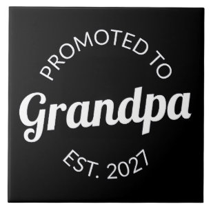 Carreau Promu Grand-papa dès 2027 Nouveau Papa Je suis