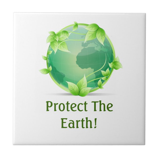 Carreau Protéger La Terre (Devant)