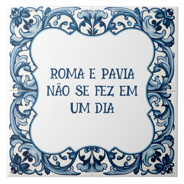 Carreau Provérbio português (Devant)