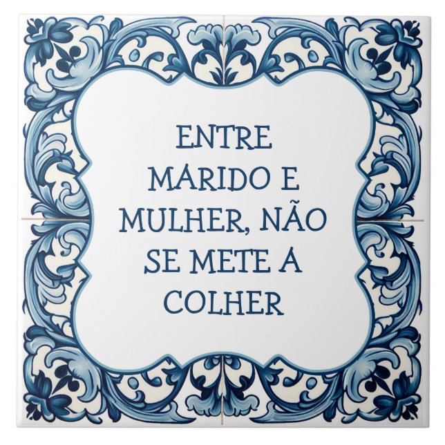Carreau Provérbio português (Devant)