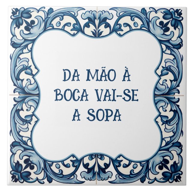 Carreau Provérbio português (Devant)