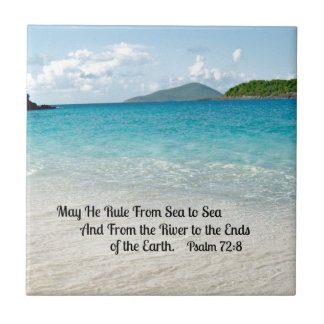 Carreau Psaume 72:8 May He rule from sea to sea