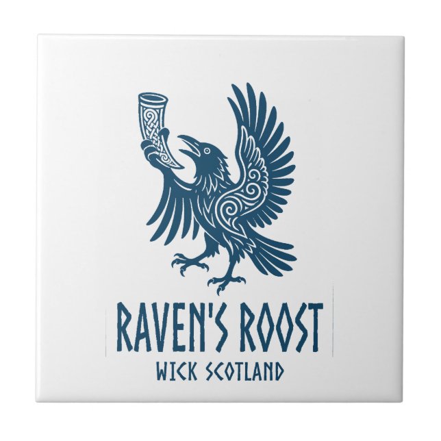 Carreau Pub Raven's Roost Wick Écosse (Devant)