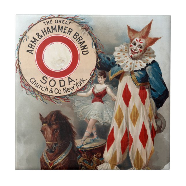 Carreau Publicité vintage Pour Arm & Hammer Soda (Devant)