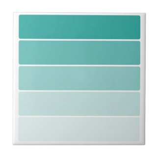 Carreau Puce de peinture de bleu de turquoise