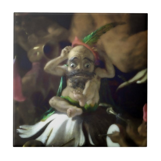 Carreau Puck and Fairies (détail) (Devant)