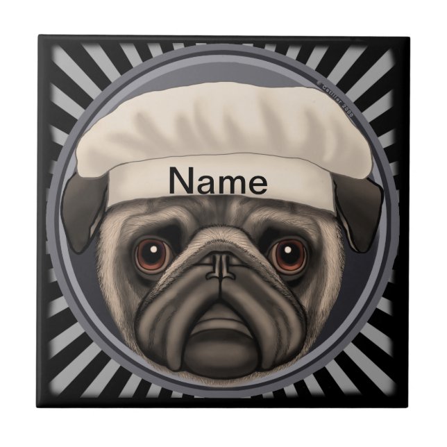 Carreau Pug Chef (Devant)
