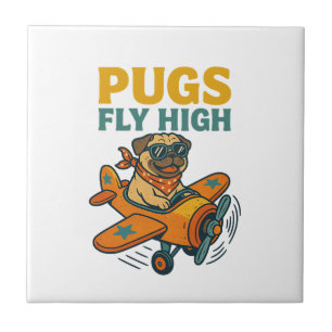 Carreau Pugs Fly High