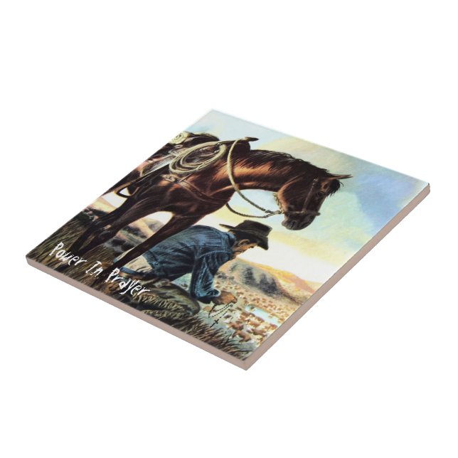 Carreau Puissance dans la prière (Côté)