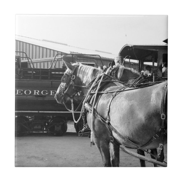 Carreau Puissance du cheval et puissance de vapeur (Devant)