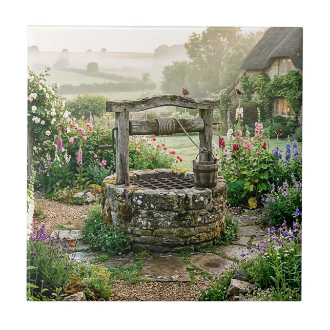 Carreau Puits de jardin de cottage (Devant)