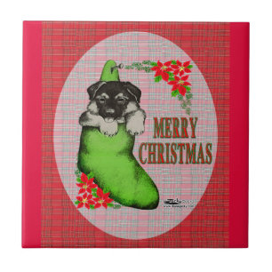 Carreau Puppy de Merry Christmas