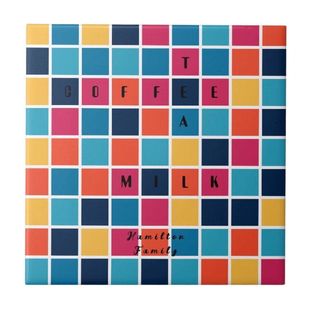 Carreau Puzzle de mots croisés (Devant)