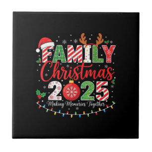 Carreau Pyjama de Noël 2025 tenue assortie en famille