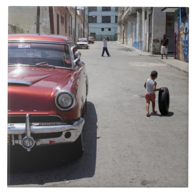 Carreau quartier Hamel africain, La Havane, Cuba, UNESCO (Devant)