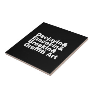 Carreau Quatre éléments de l'Hip hop