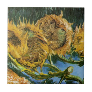 Carreau Quatre tournesols coupés, Vincent van Gogh