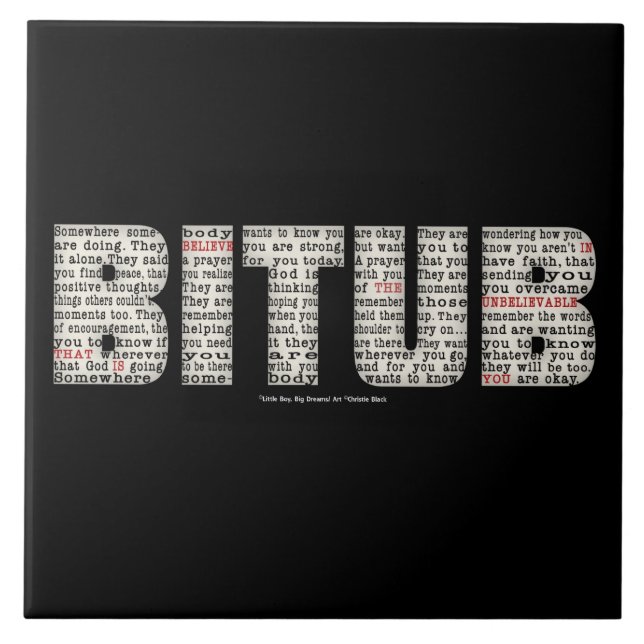 Carreau Quelque part (BITUB) (Devant)