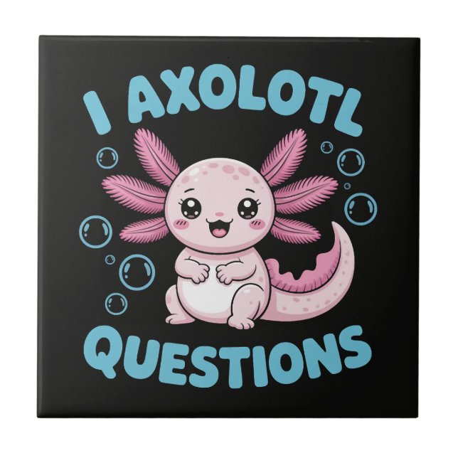Carreau Questions sur l'Axolotl (Devant)